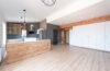 Wooden Counter in the Kitchen